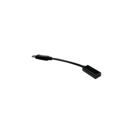 roline value adapter/kabel displayport - hdmi, m/f, v1.2, 4k, 0.15m - slika 1