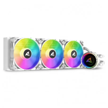 Sharkoon S90 RGB White AIO 360mm, water cooling (white) - Umag