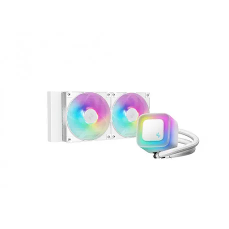 AIO Liquid Cooler DeepCool LE240 WH V2, 240mm, ARGB - Umag