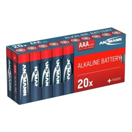 ansmann alkaline battery aaa lr03 20 pcs. box - slika 1