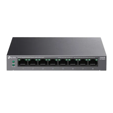 tp-link 8-port gigabit desktop switch with 8-port poe+ - slika 1
