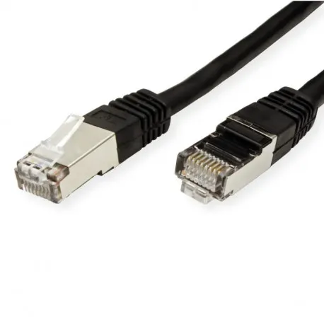 Roline VALUE S/FTP (PiMF) mrežni kabel oklopljeni Cat.6, 10m, crni - Umag