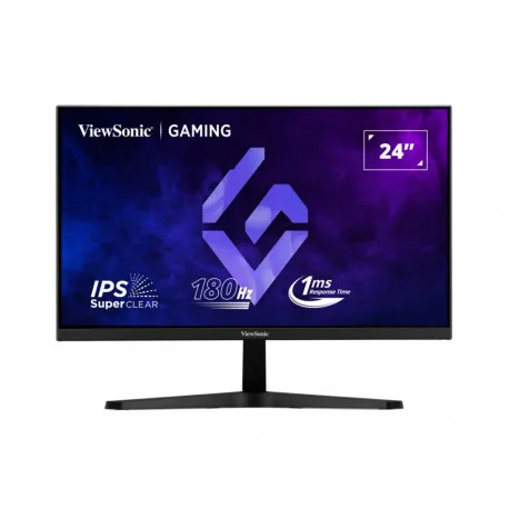 ViewSonic Monitor VX24G1-HD, 24” 1920x1080, IPS, 180Hz-1ms, 2xHDMI, DP, HDR10 - Umag