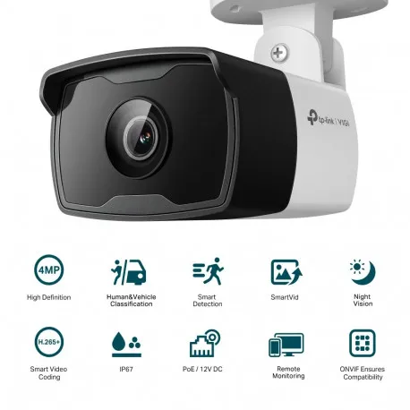 tp-link vigi 4mp outdoor ir bullet network camera (6mm) - slika 1