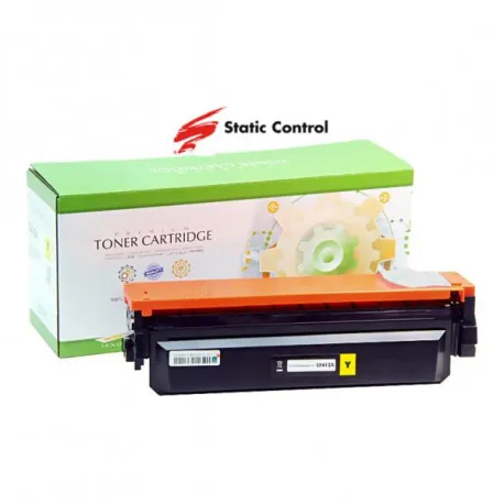 Toner Static Control HP Canon CF412X Yellow - Umag