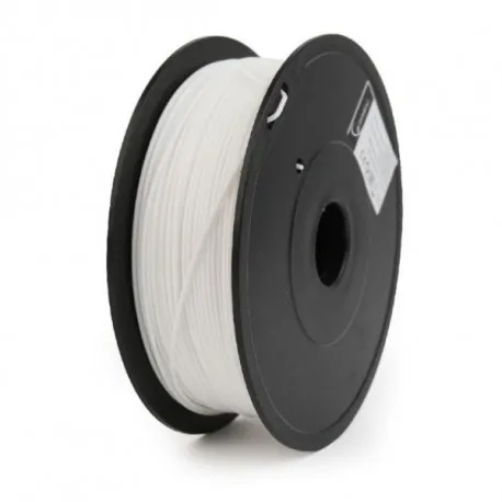 gembird pla-plus filament, white, 1.75 mm, 1 kg - slika 1
