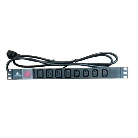 naviatec pdu (power distribution unit) sa 4x iec c19 4x iec c13 priključaka, kabel iec c20, 19" - slika 1