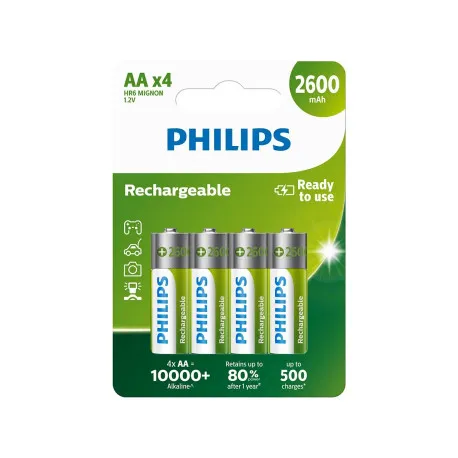 Philips punjive baterije AA, 4 komada, 2600 mAh - Umag