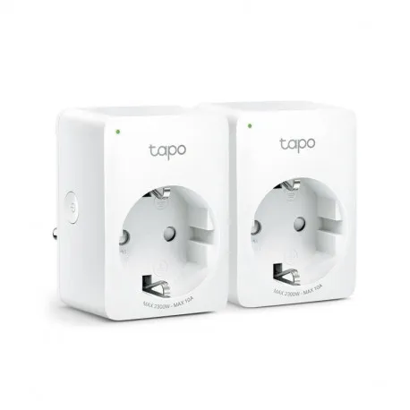 TP-Link Tapo P100-2 WiFi Smart Plug (2 pack) 2.4GHz, 802.11b/g/n, BT4.2, Tapo app, Wi-Fi kontrola, Timer/Schedule postavke, G - Umag