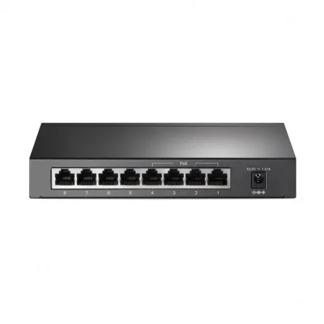 TP-Link 8-port Gigabit PoE preklopnik (Switch), 8×10/100/1000M RJ45 ports, 4×PoE ports, metalno kućište (53W) - Umag
