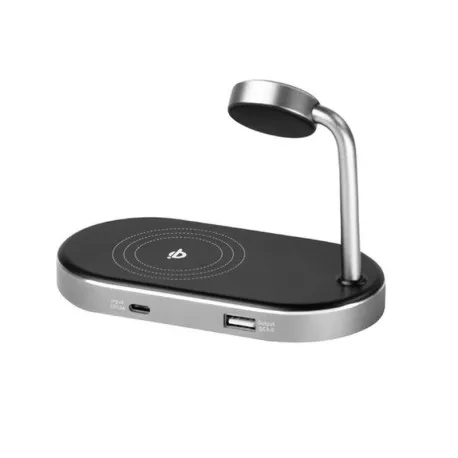 verbatim wcs-02 stalak za punjenje 3u1 qi/mfi wireless + qs kabel + apple watch - slika 1