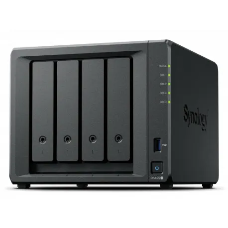 synology ds425+ diskstation 4-bay nas server, intel celeron j4125, 2.5"/3.5" hdd/ssd podrška, hot swappable hdd, 2gb ddr4, 2. - slika 1