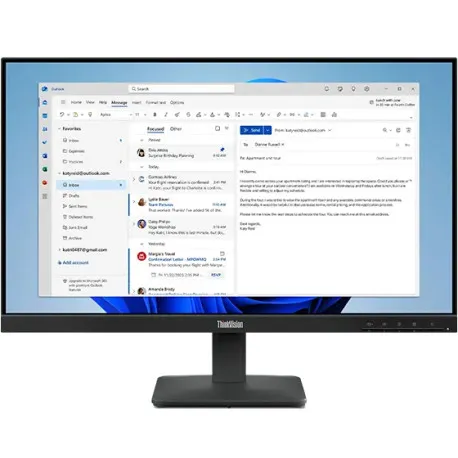 Lenovo 23.8" ThinkVision S24-4e FHD (1920×1080) IPS, 100Hz, 16:9, 4ms, 250cd/m2, 1300:1, VGA/HDMI, crni (64B5KAT1EU) - Umag