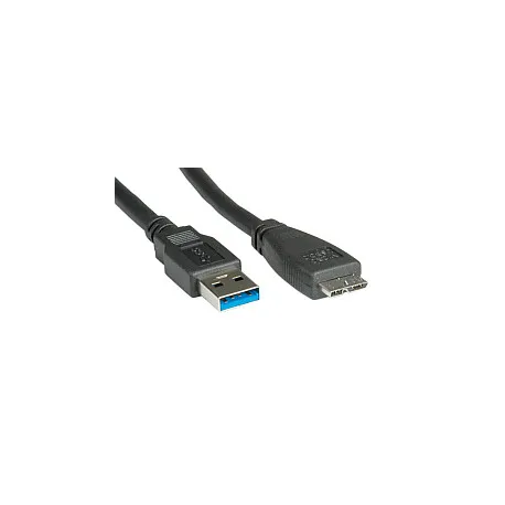 Roline USB3.0 kabel TIP A(M) - Micro B(M), 0.8m, crni - Umag