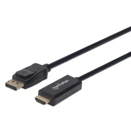 manhattan kabel displayport to hdmi m/m,1080p,1.8m - slika 1