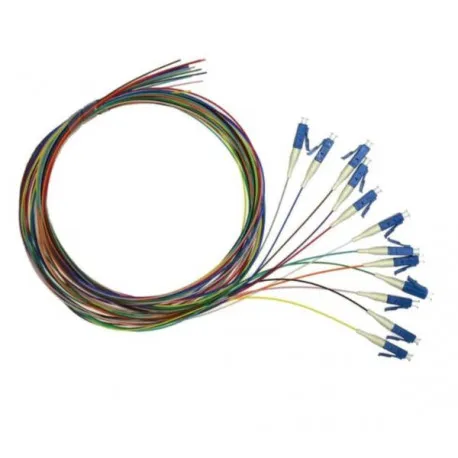 NFO Fiber optic pigtail LC UPC, SM, G.652D, 900um, 1.5m, 12 pack - Umag