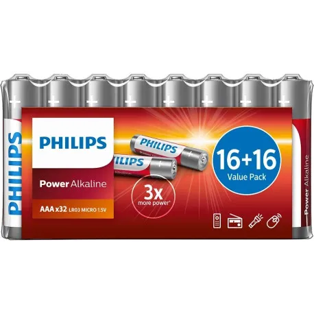 Philips baterije AAA 16+16, 32 komada - Umag