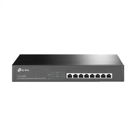 TP-Link 8-port Gigabit PoE+ preklopnik (Switch), 8×10/100/1000M RJ45 PoE ports, 802.3af/at, metalno kućište, 1U 13" (153W) - Umag
