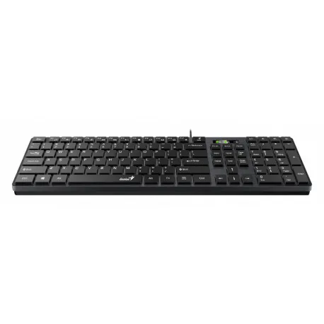 genius slimstar 126, tipkovnica, usb, crna - slika 1