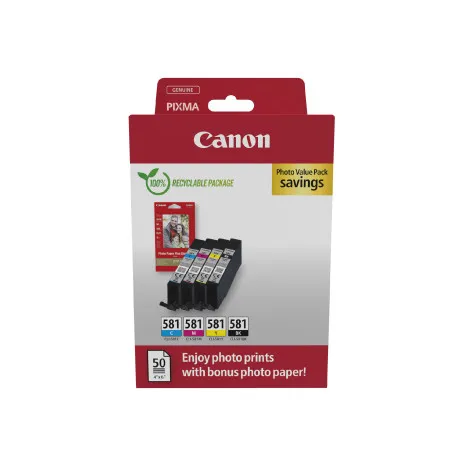 Canon multipack CLI-581 BK C M Y - Photo Pack - Umag