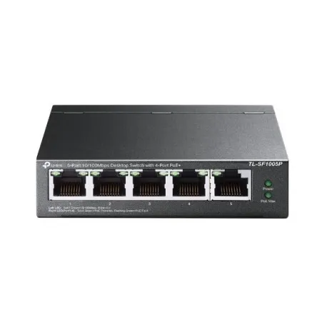 TP-Link 5-Port 10 100Mbps Desktop Switch with 4-Port PoE - Umag