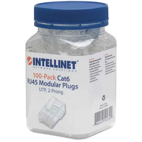 Intellinet konektor, UTP, CAT6, RJ45, 100 kom - Umag
