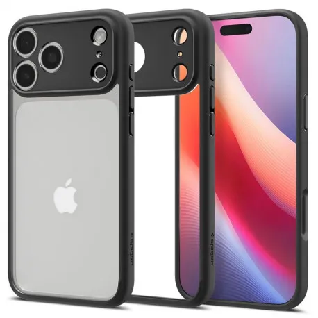 spigen ultra hybrid, matte black - iphone 17 pro max - slika 1