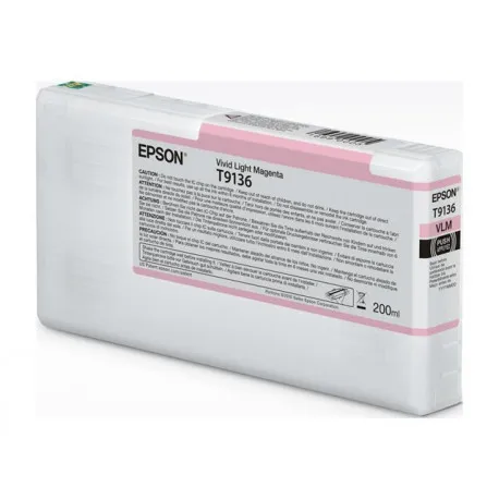 EPSON 5LB T9136 Vivid Light Magenta Ink - Umag