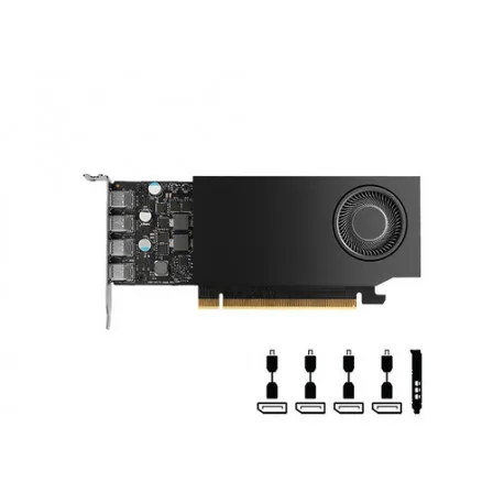 NVIDIA RTX A1000, 8GB GDDR6, PCIe 4.0 x8, 4x mDP-DP, Low Profile, PNY - Umag