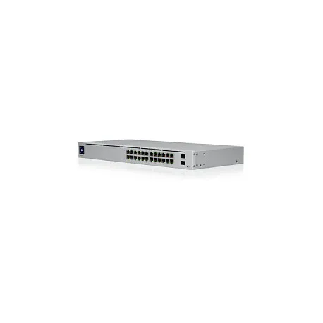 ubiquiti unifi managed 24-port gigabit switch, 16-port poe+, 2×sfp, rackmount, 95w (usw-24-poe gen2) - slika 1