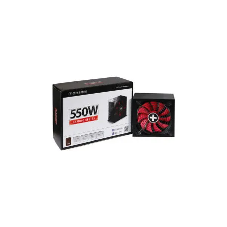 Xilence 550W Gaming, ATX 2.4 80+ BRONZE, aktivan PFC, 2×PCIe, 6×SATA, 20+4-pina, 120mm ventilator, crno - Umag