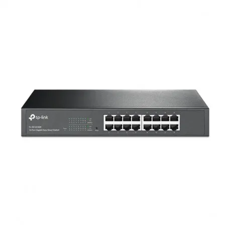 TP-Link 16-port Gigabit Easy Smart preklopnik (Switch), 16×10/100/1000M RJ45 ports, 1U 13" - Umag