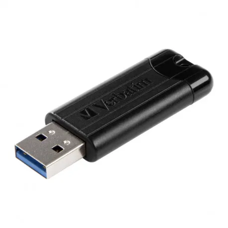 verbatim pinstripe 128gb usb3.2 gen1, crni - slika 1