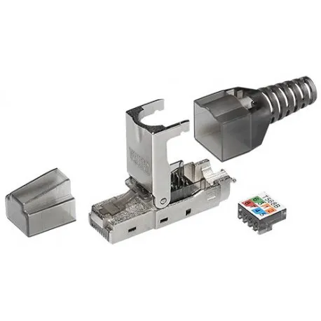 transmedia tool-less rj 45 plug stp cat 6a - slika 1