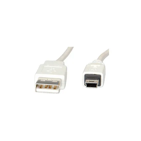 Roline VALUE USB2.0 kabel TIP A(M) na Mini 5-pin (M), 0.8m, bijeli - Umag