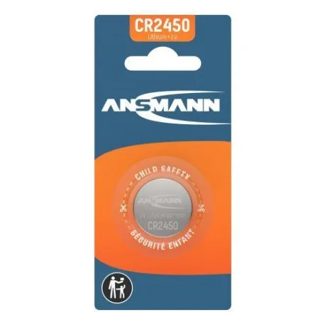 Ansmann Lithium Coin cell CR2450 1pcs blister packaging - Umag