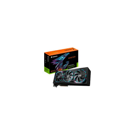 GIGABYTE Video Card NVIDIA GeForce RTX 5070 Ti AORUS MASTER 16G (16GB GDDR7/256bit, PCI-E 5.0, Recom - Umag