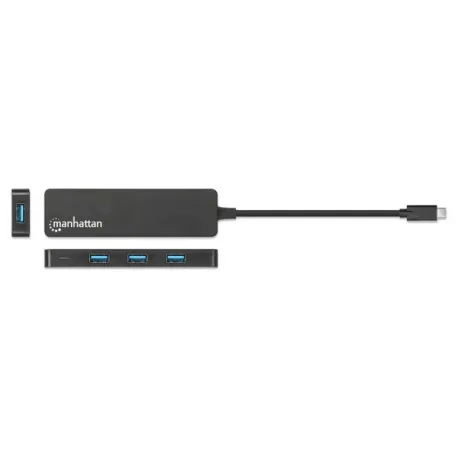 Manhattan Hub 4-Port USB 3.2 5 Gbps, crni - Umag
