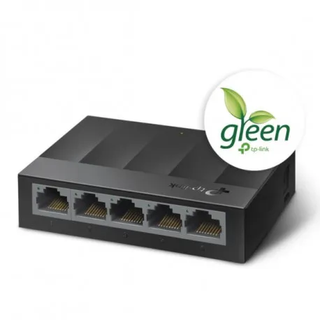 TP-Link 5-Port 1GbE RJ45 Plastic Desktop Switch - Umag