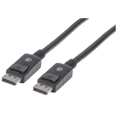 manhattan kabel dp-dp m/m, 4k@60hz, 1m, crni - slika 1