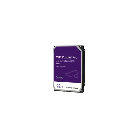 HDD Video Surveillance WD Purple Pro 22TB CMR (3.5'', 512MB, 7200 RPM, SATA 6Gbps, 550TB/year) - Umag