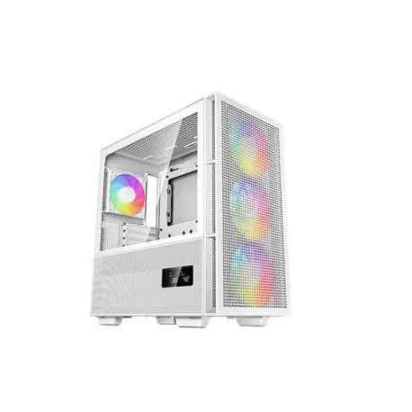 deepcool ch560 digital wh, e-atx, argb, lcd, kaljeno staklo - slika 1