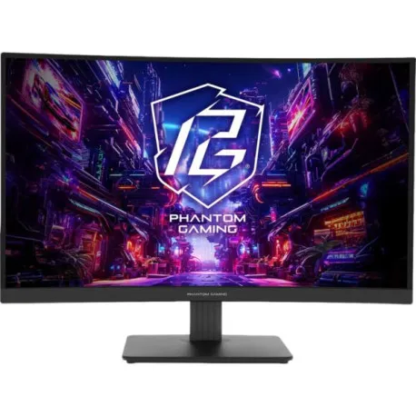 ASRock Gaming Monitor PG27QRT1B, 27", QHD, VA, 180Hz, 1ms, Curved - Umag