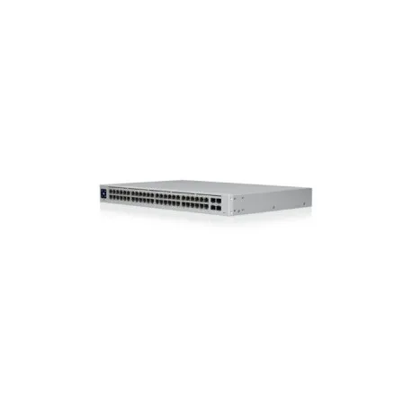 Ubiquiti UniFi Managed 48-port Gigabit Switch (32-port PoE+), 4×SFP, Touchscreen LCD, Rackmount, 195W (USW-48-PoE) - Umag