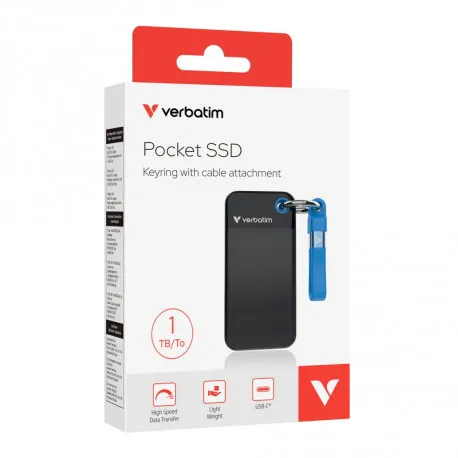 SSD Pocket Verbatim 32191 1TB 3.2 Gen 2, USB-C, crno/plavi - Umag