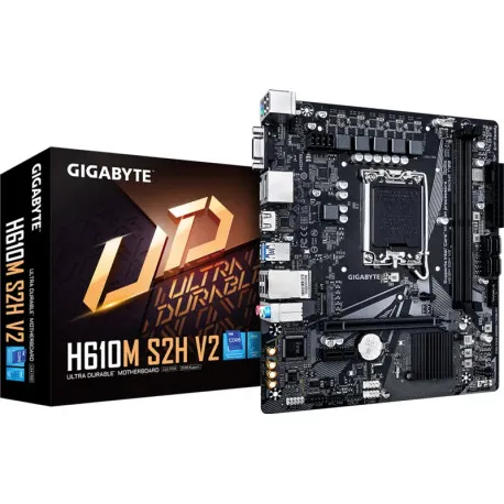 Gigabyte MB H610M S2H V2, S.1700, 2xDDR5/5600, PCIe 4.0, G-LAN, VGA/HDMI/2xDP, mATX - Umag