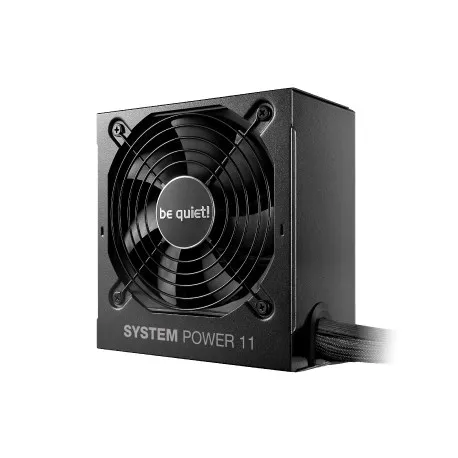 be quiet 450w system 11, atx 3.1 80+ bronze, 2×pcie, 5×sata, 20+4-pina, 120mm ventilator, crno - slika 1