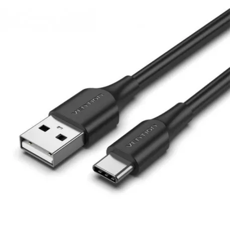Vention USB 2.0 A Male to C Male 3A Cable 2m, Black - Umag