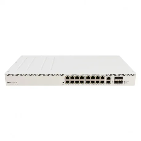 mikrotik crs320-8p-8b-4s+rm, arm 32bit dual-core 800 mhz cpu, 256mb ram, 32mb, 1-8 poe+(802.3af/at), 9-16 poe++(802.3af/at/bt - slika 1