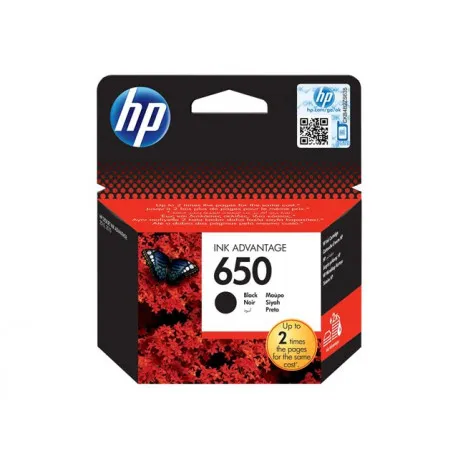 hp 650 black original ink advant. cartr. - slika 1